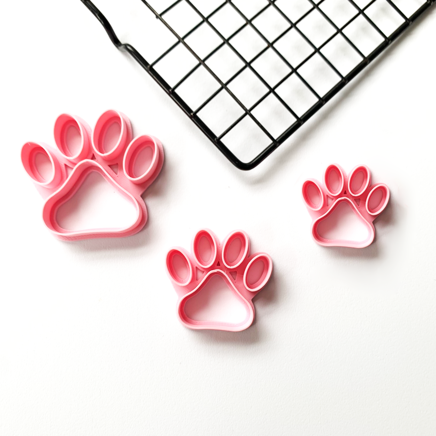 Paw print Cookie Cutter 3 size MEG cookie cutters