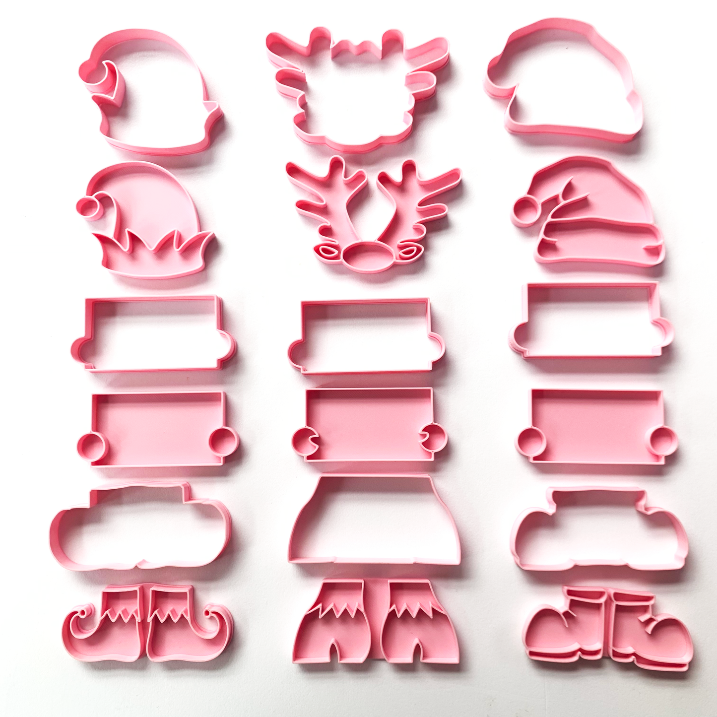 Christmas cookie cutters choose from Elf - Santa Claus - Reindeer MEG cookie cutters