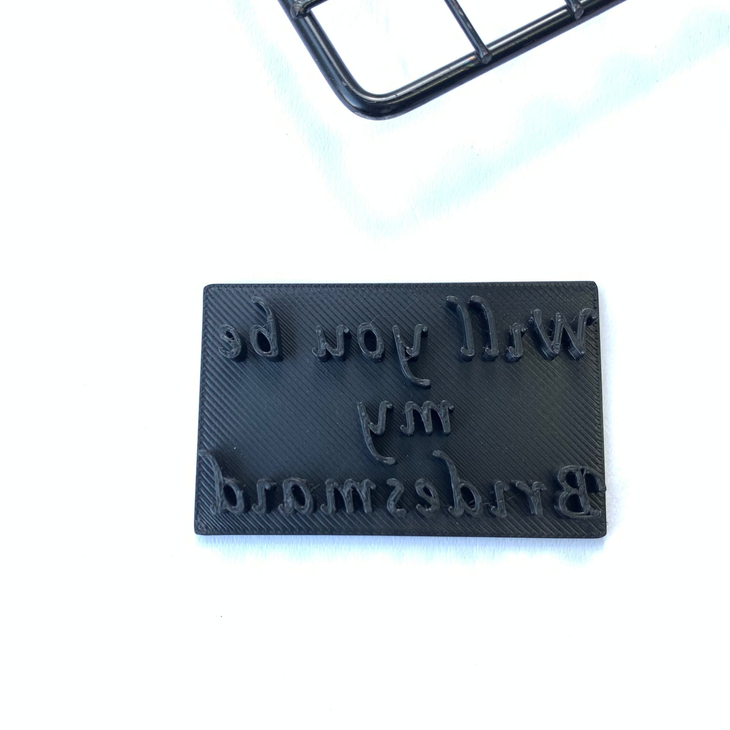 will you be my bridesmaid - Embossing - stamp MEG cookie cutters