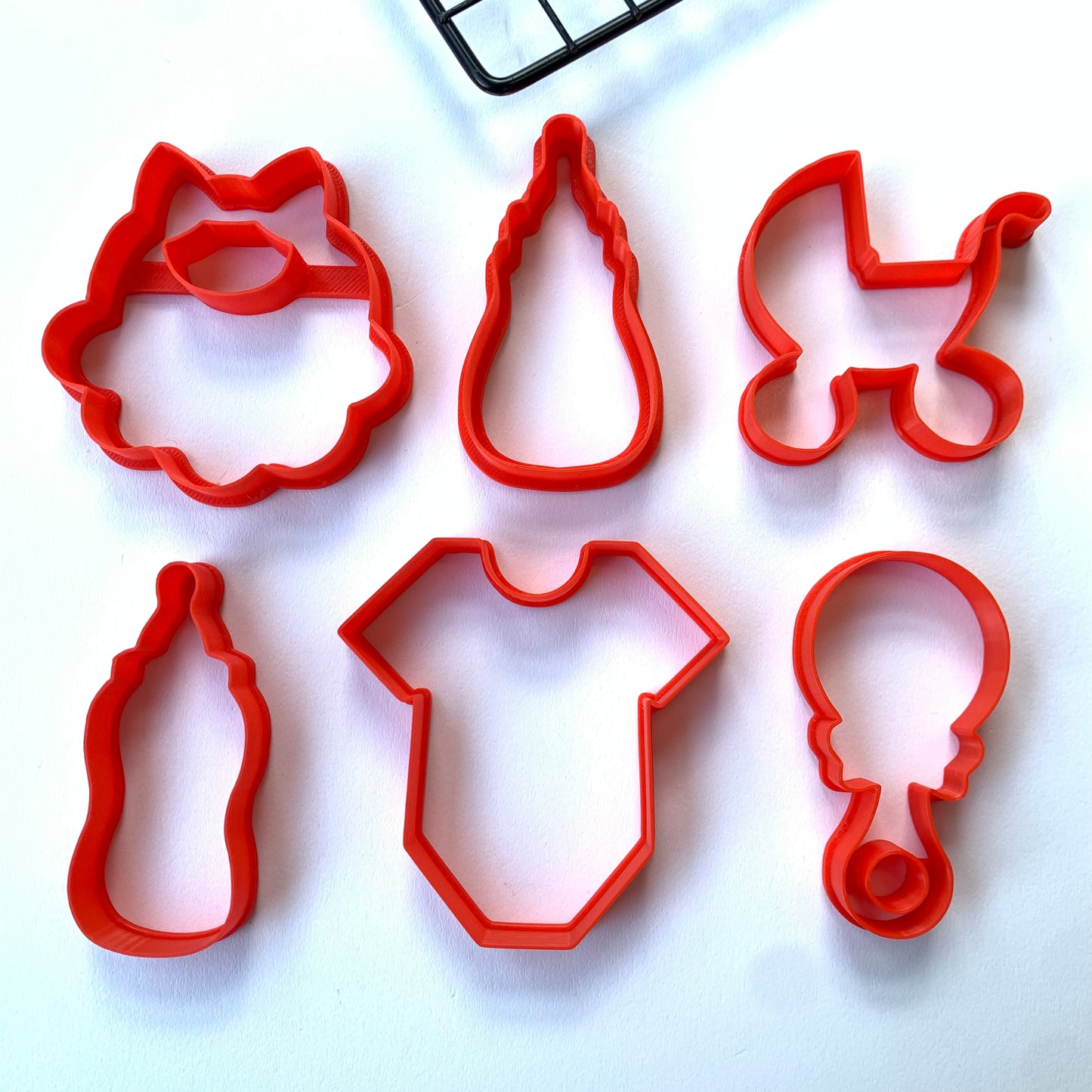 6 pcs Baby-Shower Cookie Cutter MEG cookie cutters