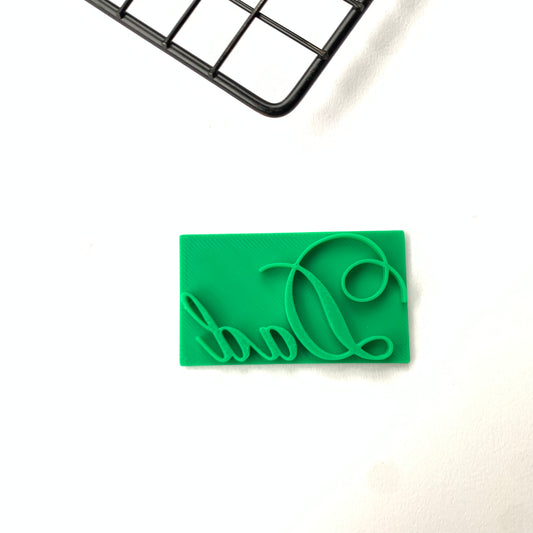 Father's Day - DAD - Embossing - stamp