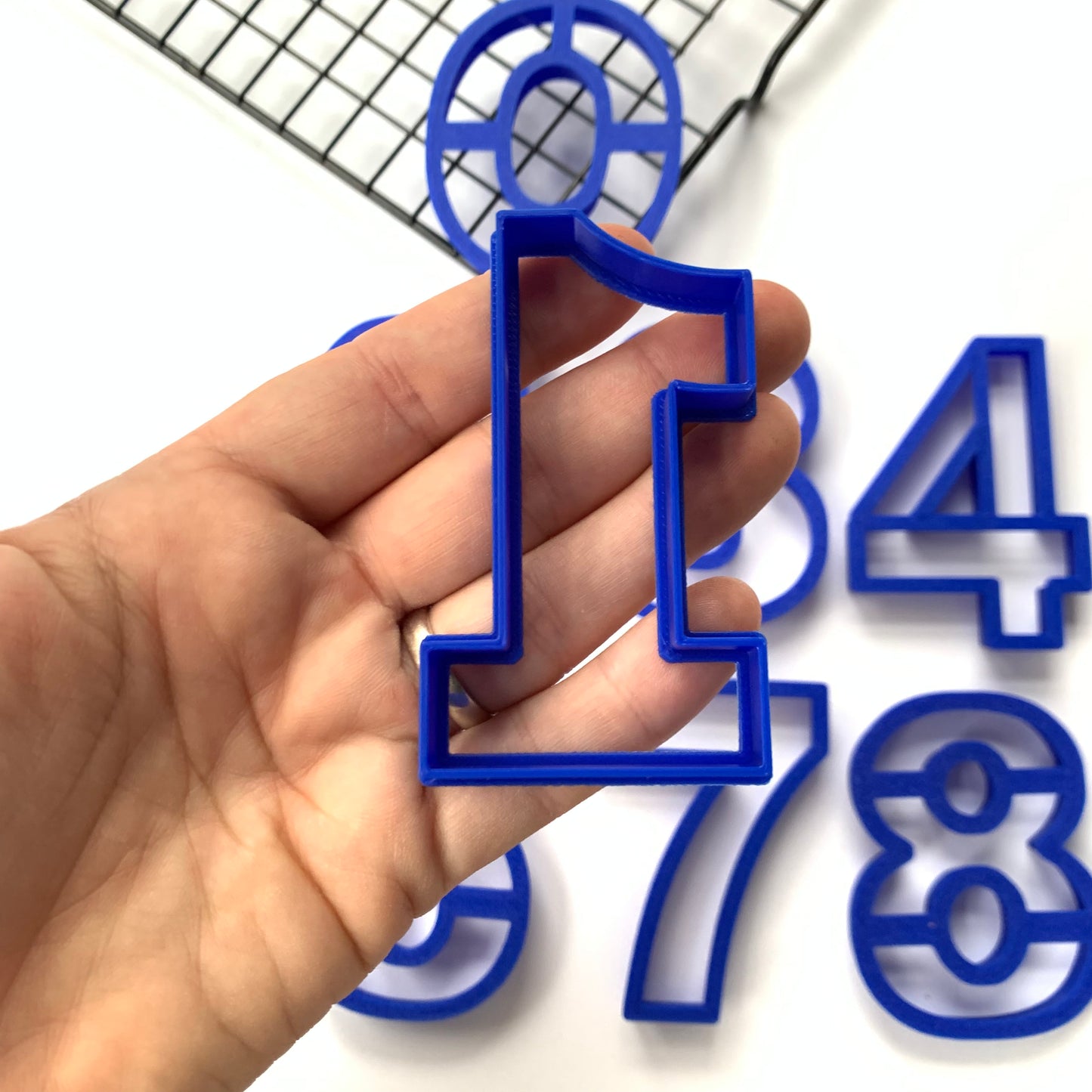 Numbers 0 to 9 - Cookie Cutter 3 inches height
