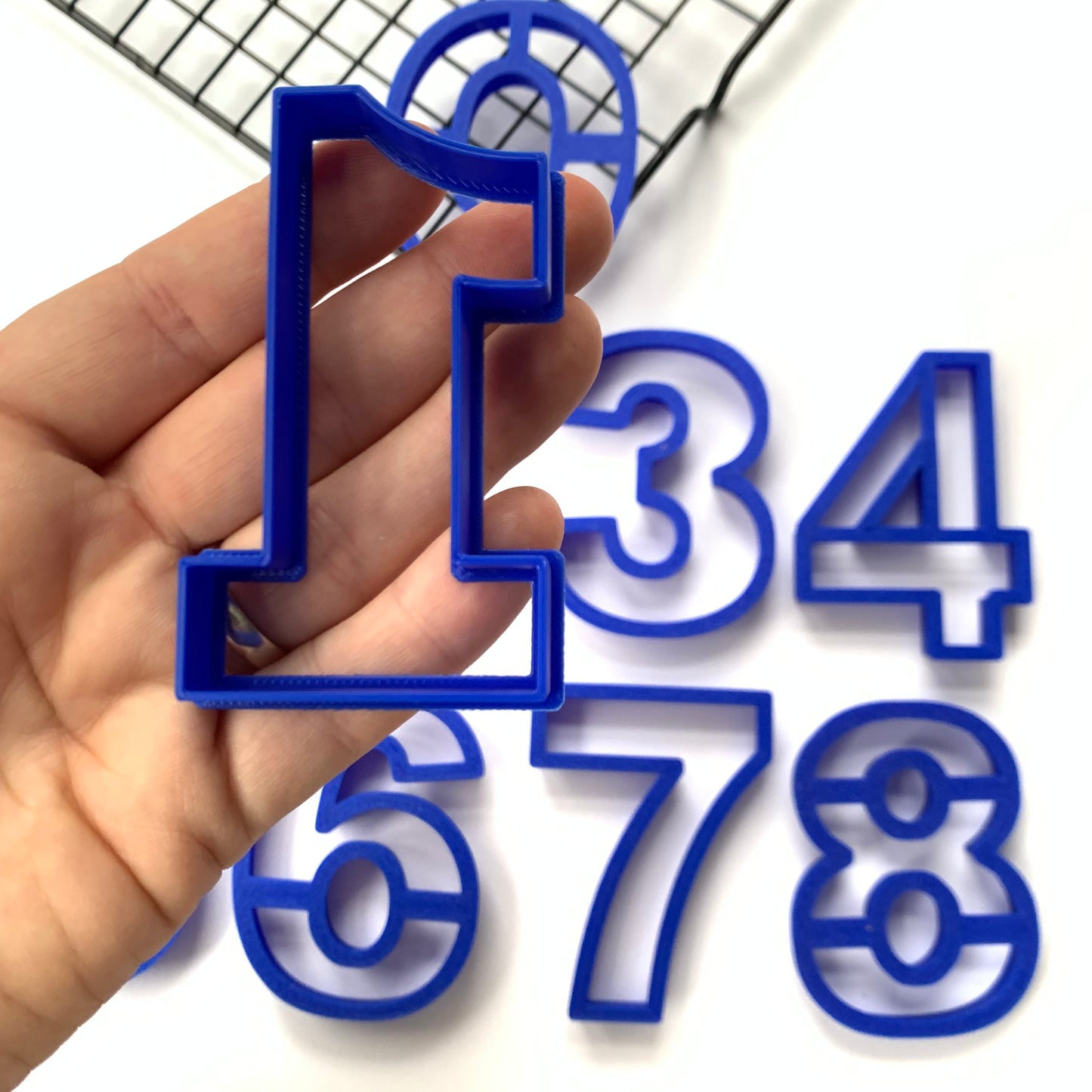 Numbers 0 to 9 - Cookie Cutter 3 inches height