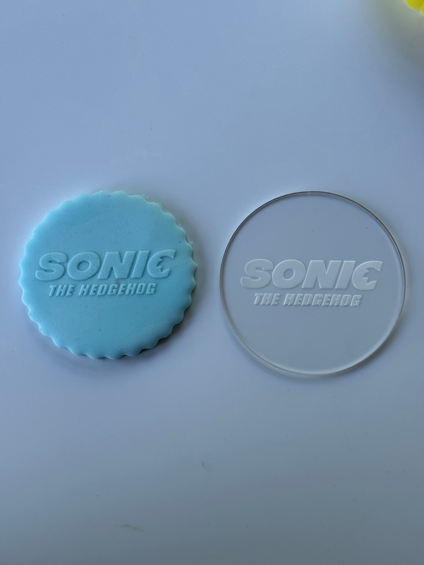 Sonic the hedgehog - deboss disc