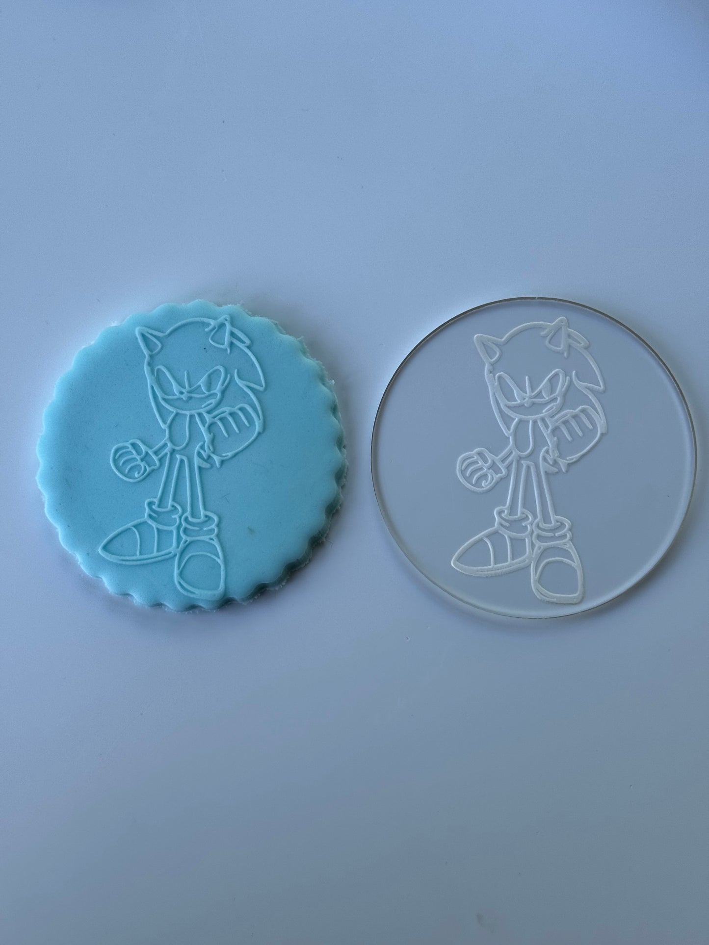 Sonic the hedgehog - deboss disc