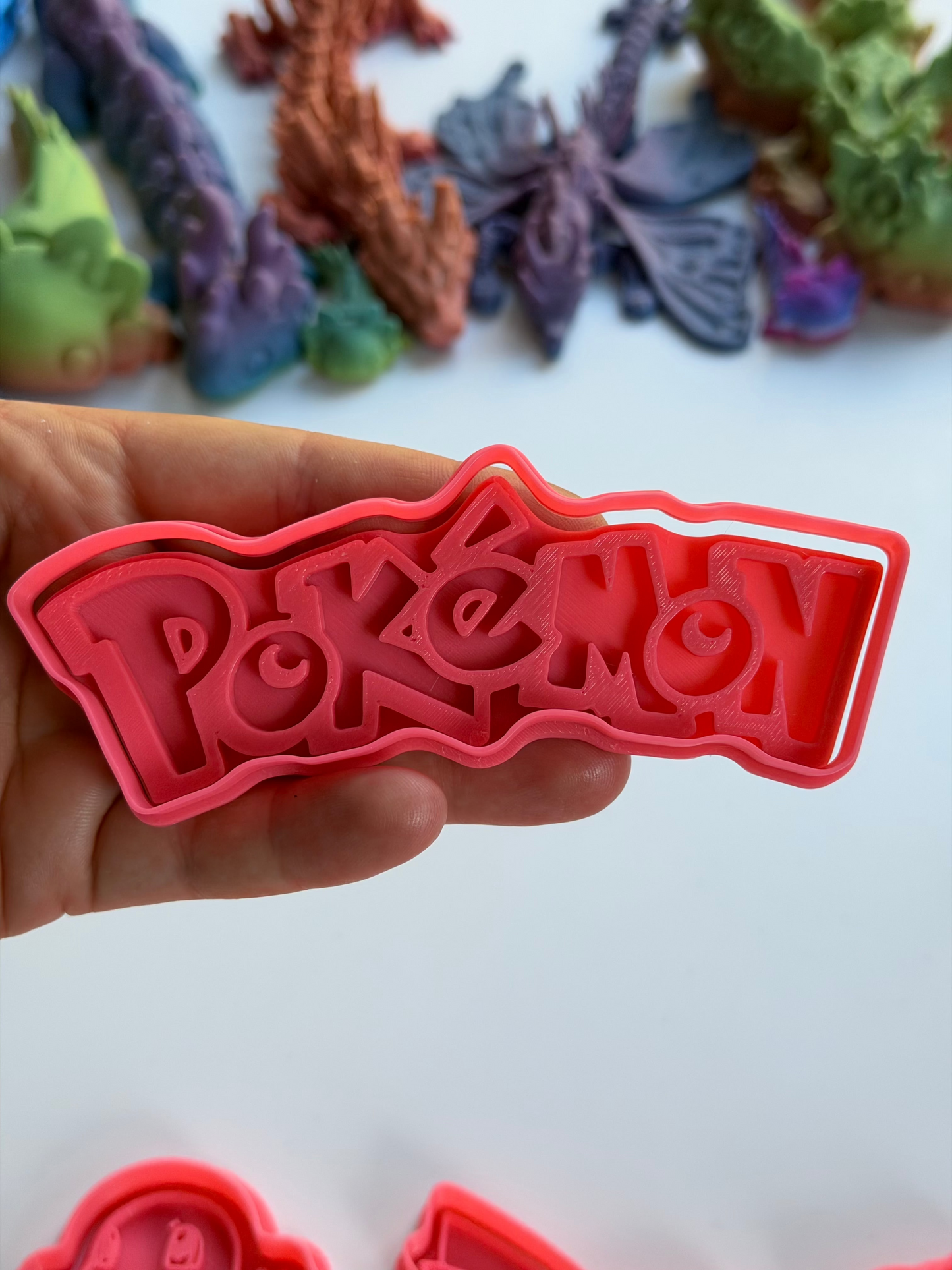 Pokemon logo Biscuit Cookie Cutter Fondant Cake Decorating Mold