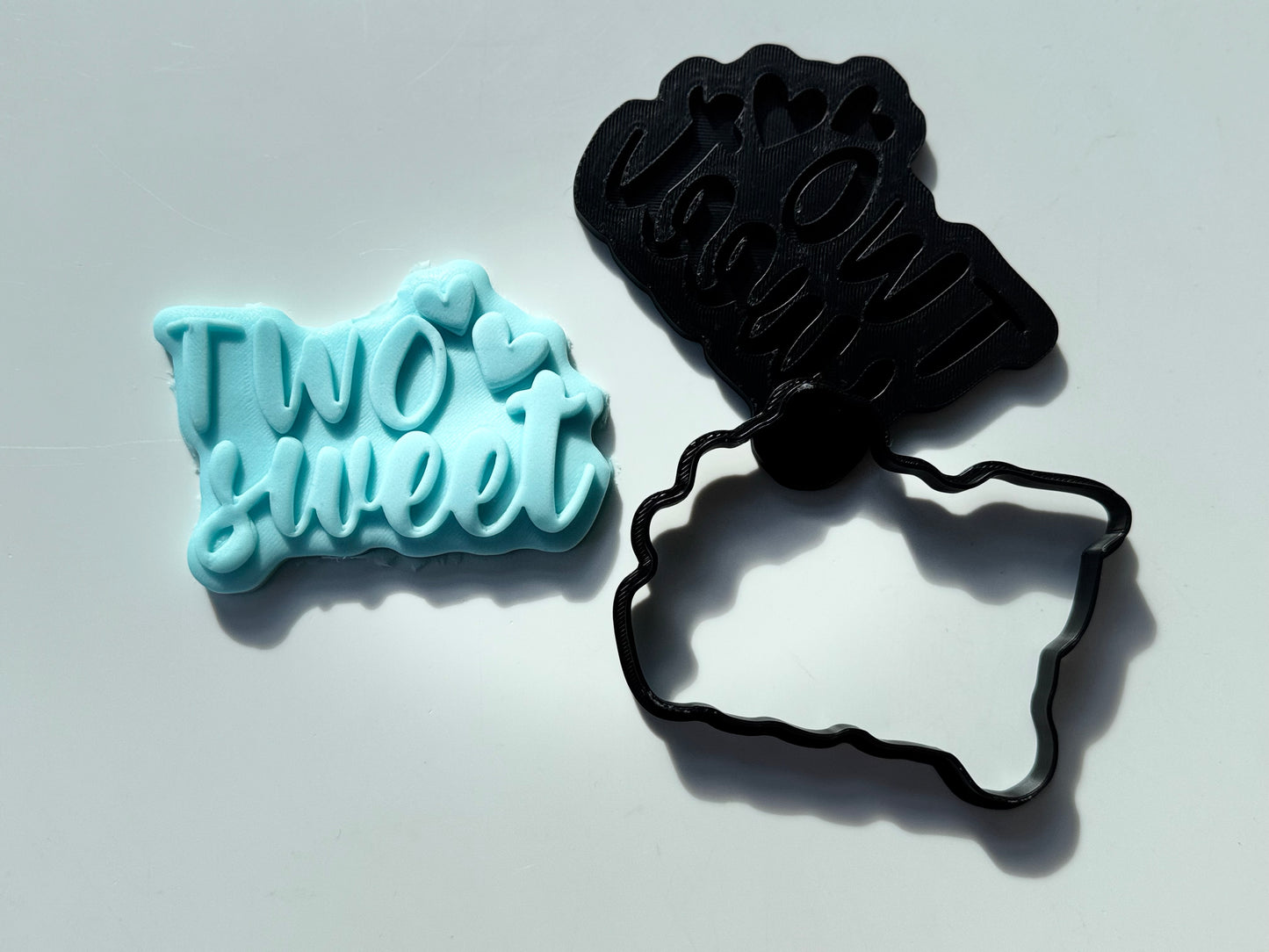 two sweet - 3d debossing and cutter - sweet