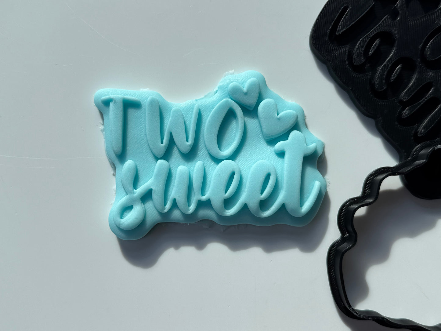 two sweet - 3d debossing and cutter - sweet