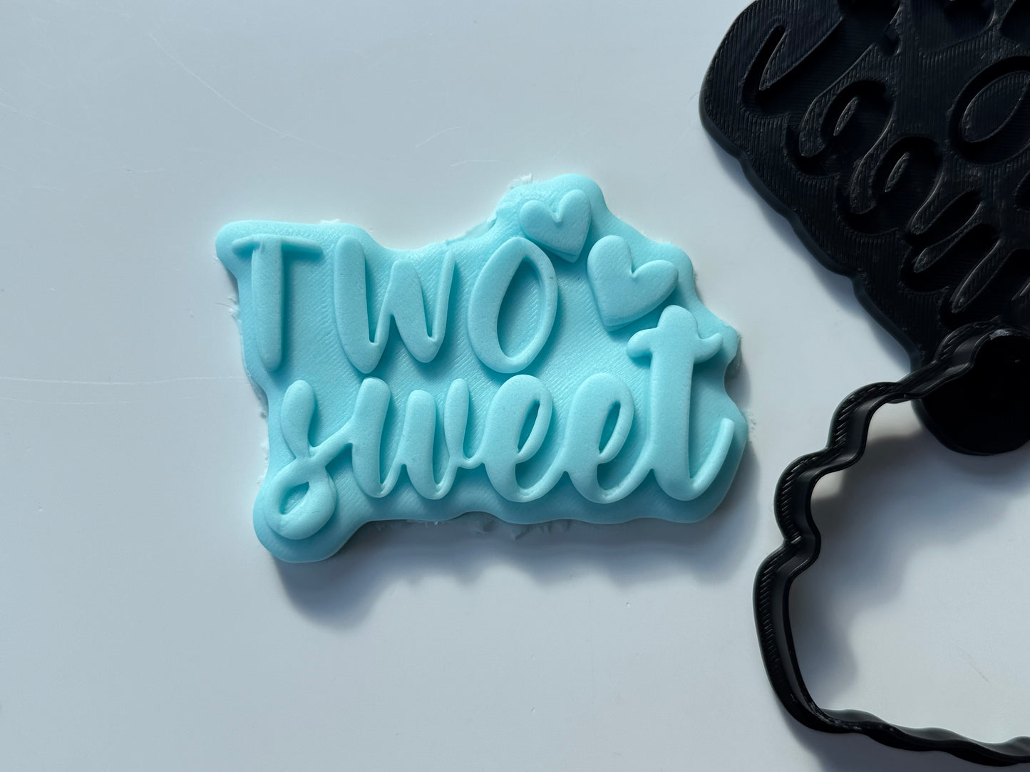 two sweet - 3d debossing and cutter - sweet