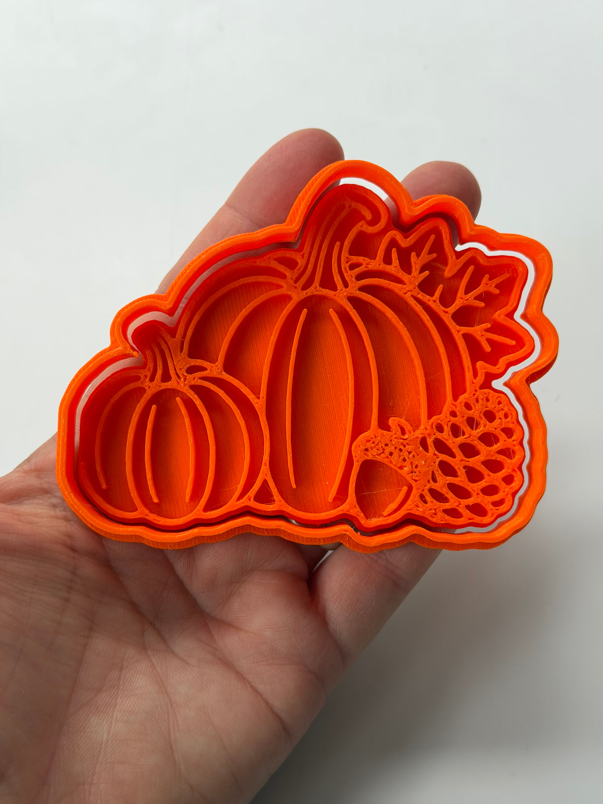 Autumn Pumpkins & Woodland Stamp & Matching Cutter