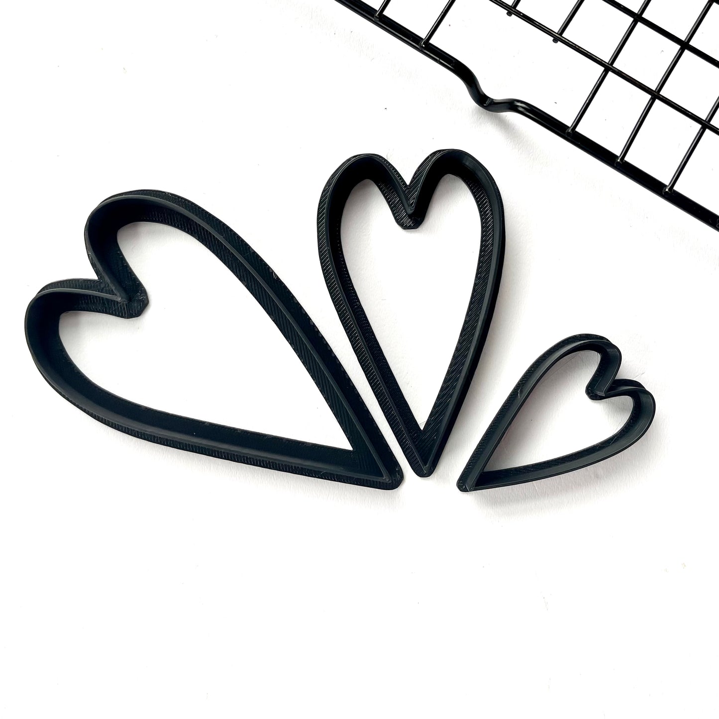 Long heart shape - Cookie cutter MEG cookie cutters