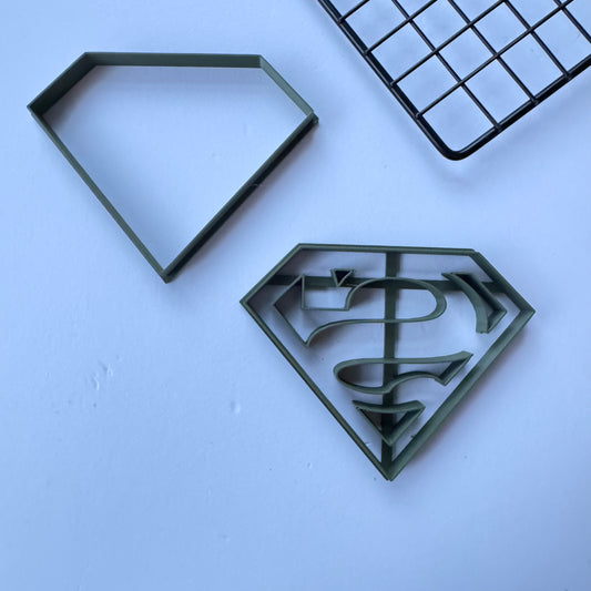 Superman Super Hero Cookie Cutter Sugarcraft Cake Decor fondant UK Seller