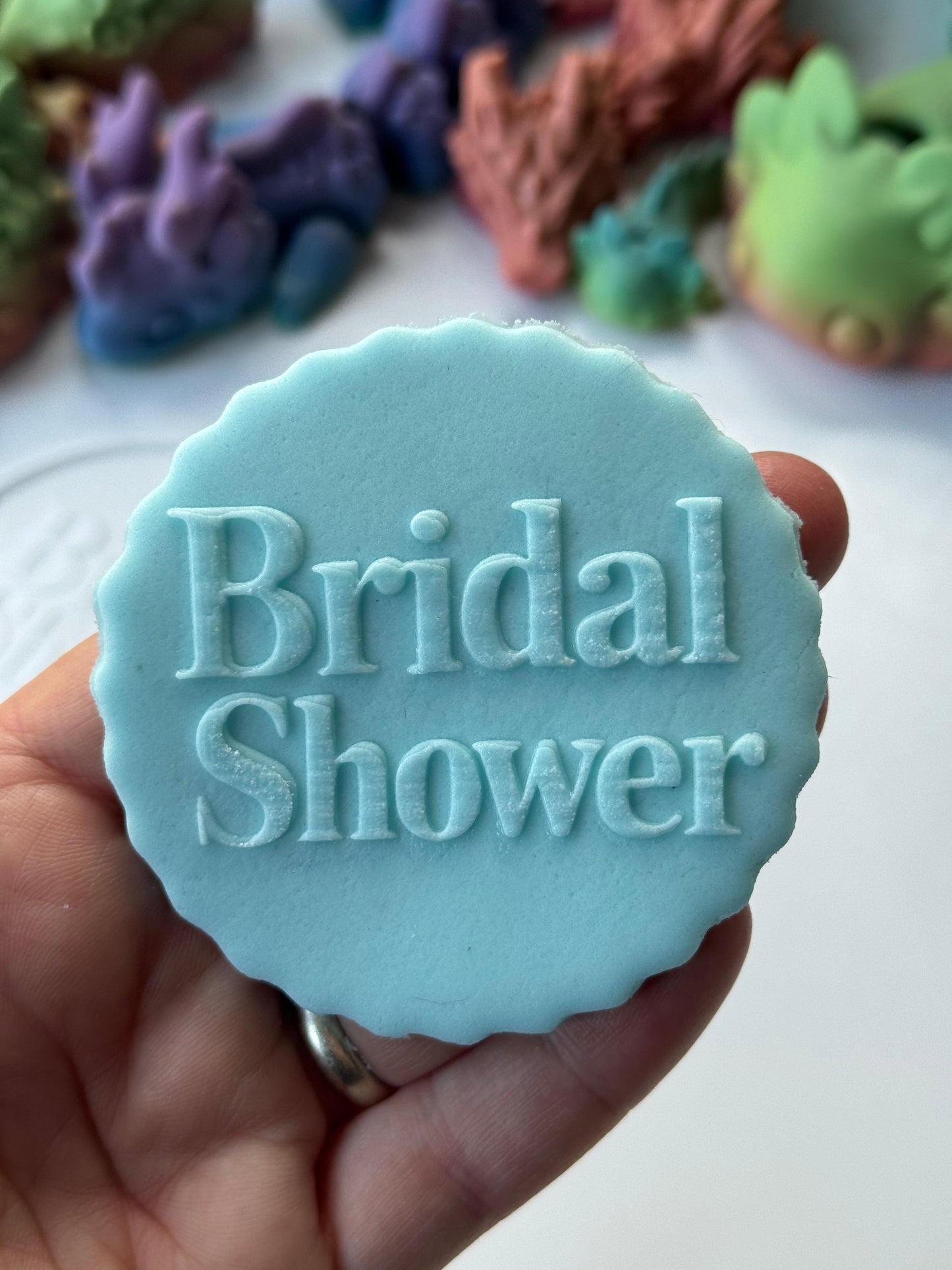 Bridal Shower deboss disc