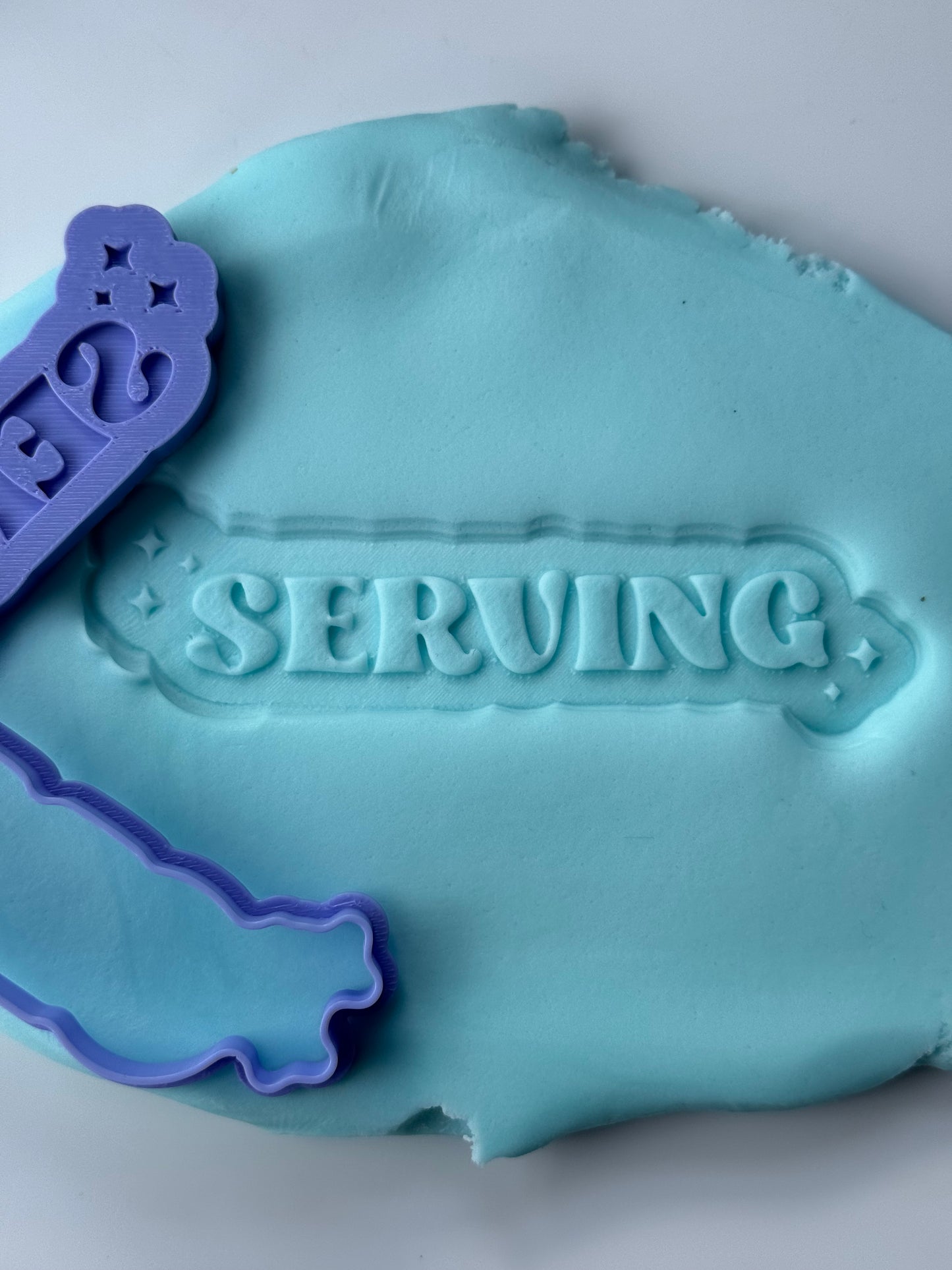 Girls night out - Serving -3d deboss and matching cutter