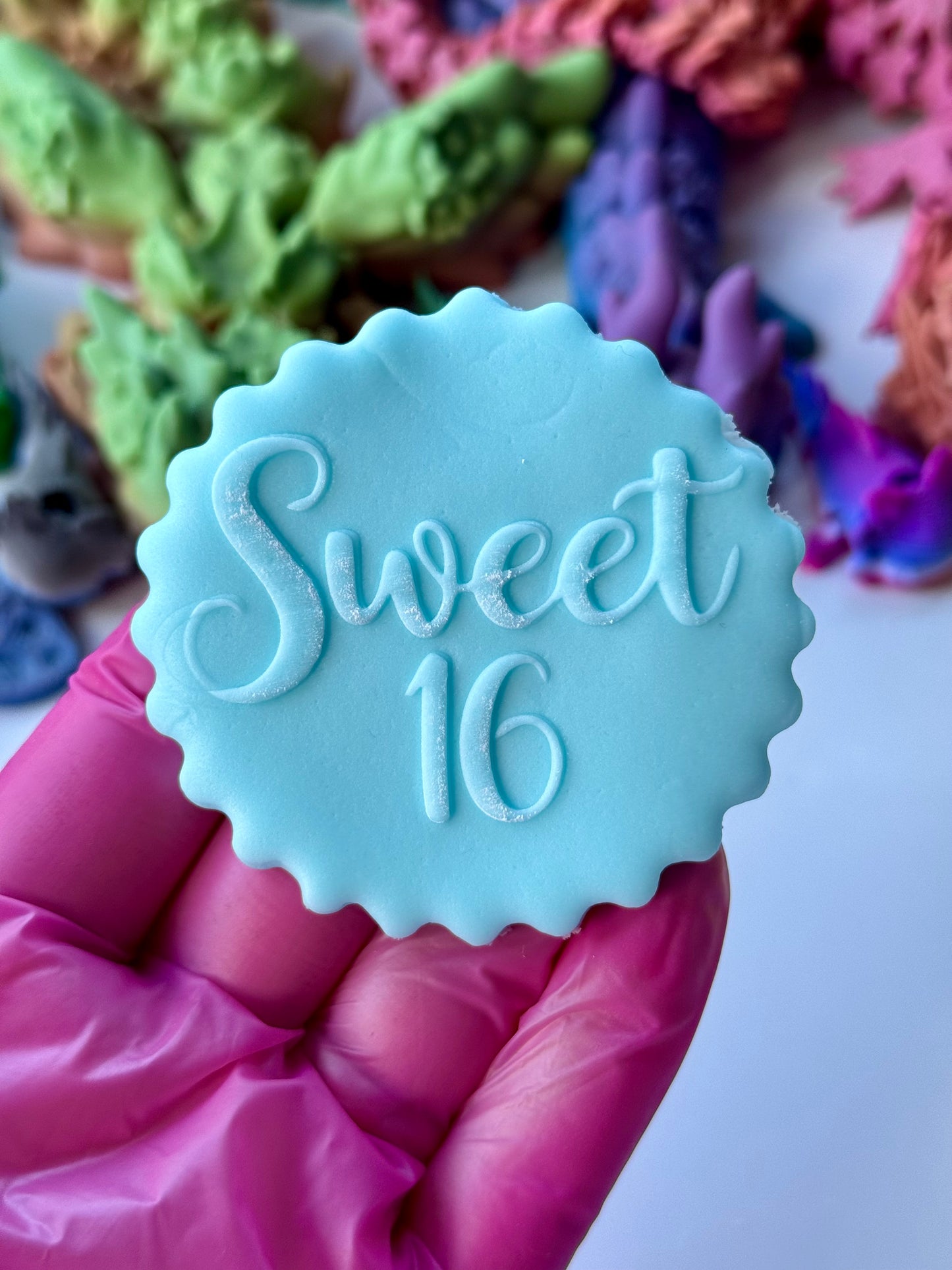 Sweet 16 deboss