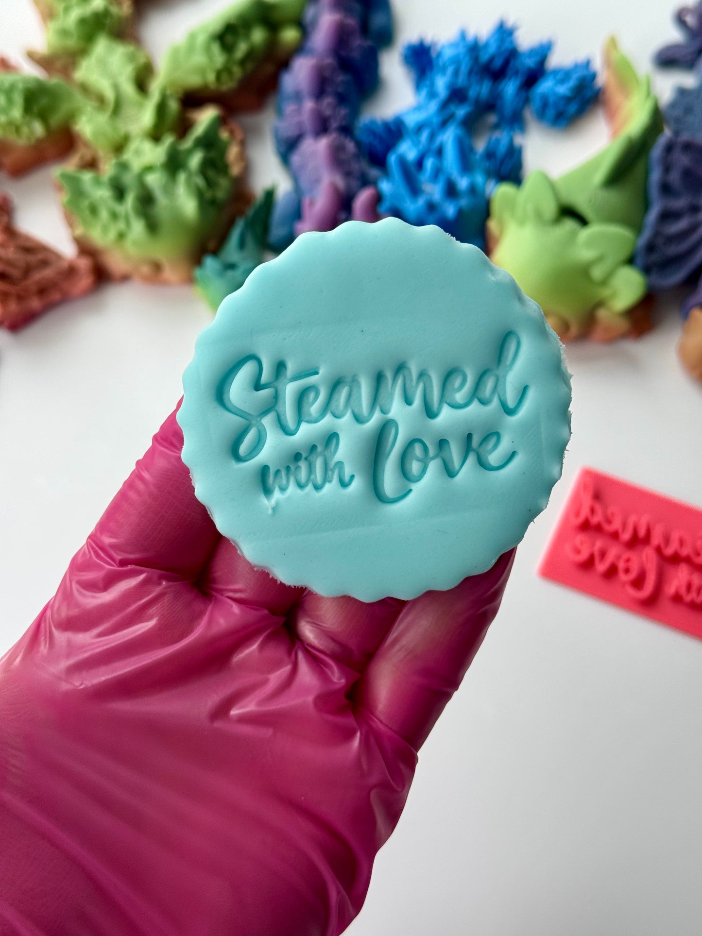 Steamed with love stamp