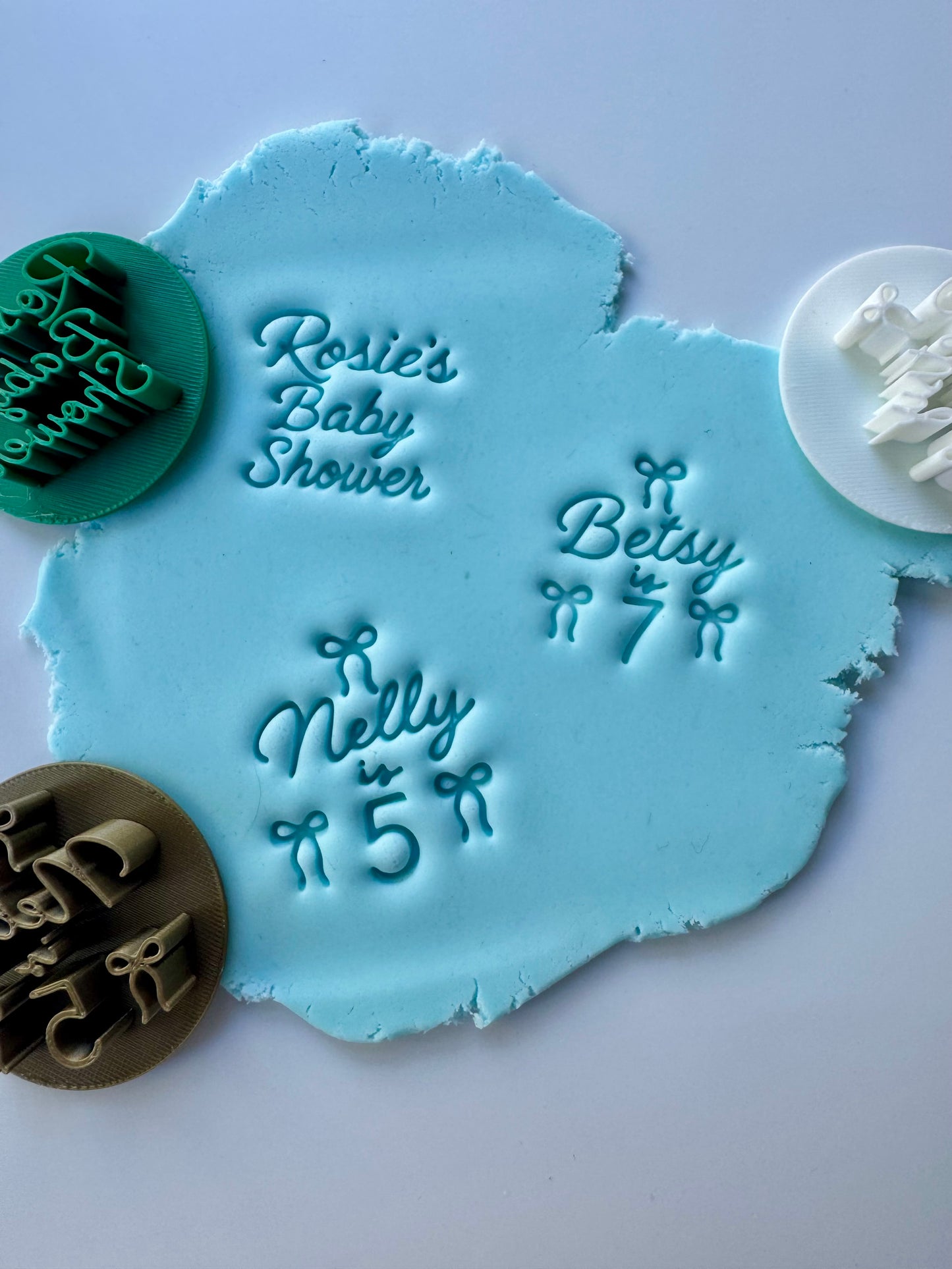 Personalised Cookie Stamp for M&S Biscuits | Custom Fondant Embosser UK