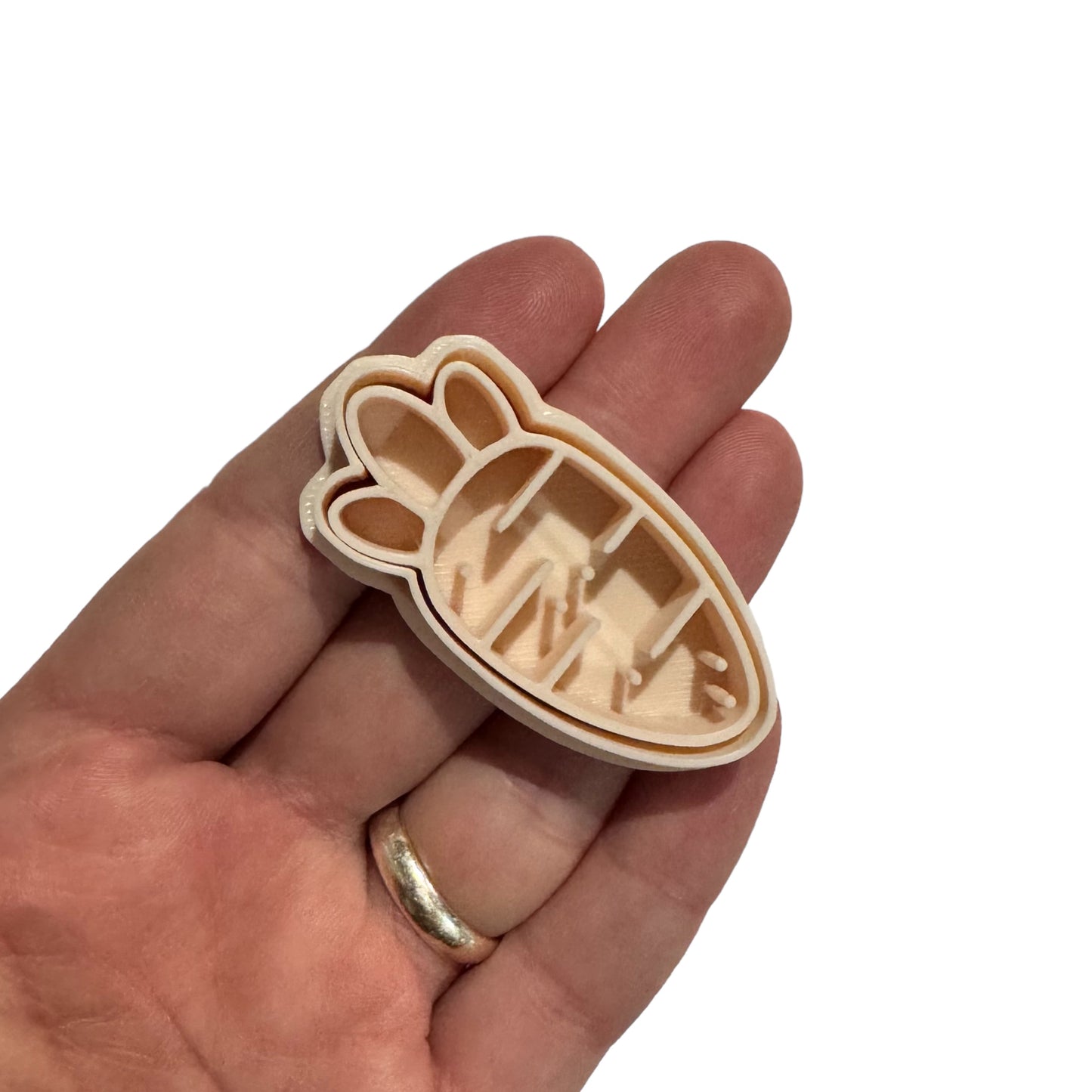 carrot stamp + cutter - easter