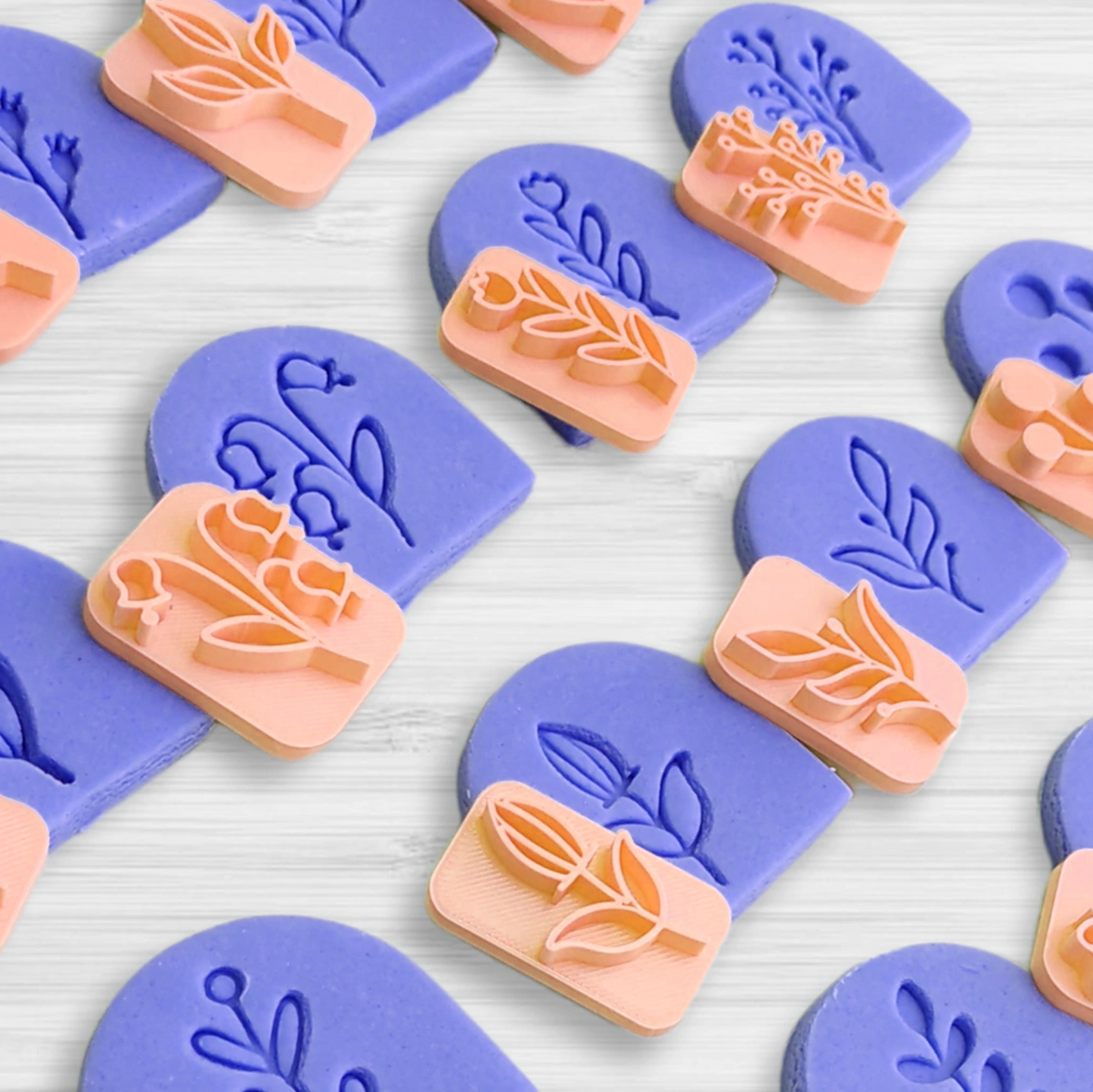 mini stamp flowers set and small arch cutter MEG cookie cutters