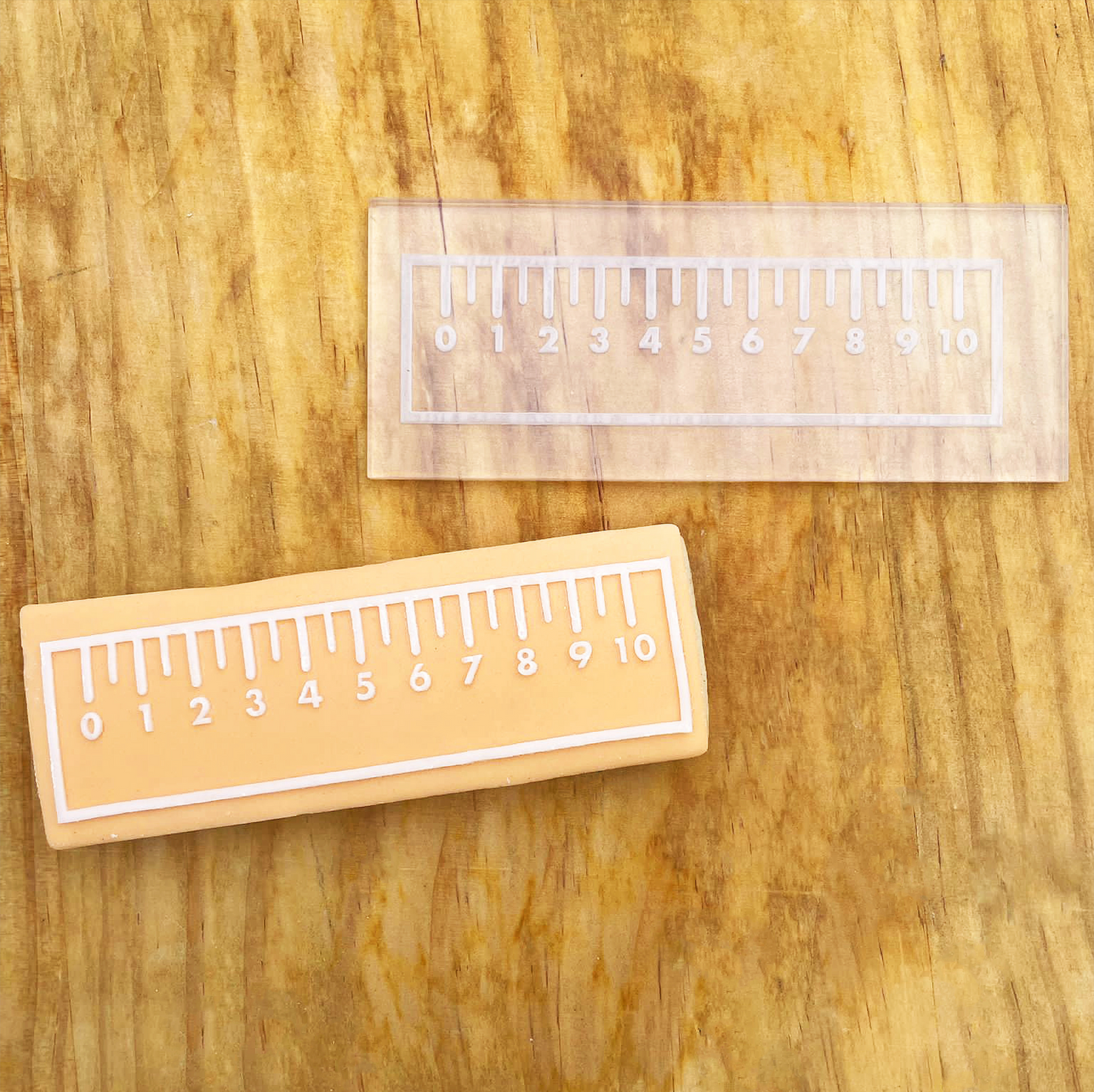 Teacher collection Ruler debossing MEG cookie cutters