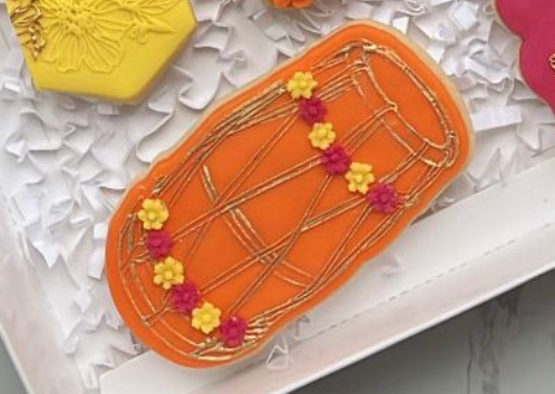 Dhol - dholki - drum instrument - deboss and matching cutter STYLE 2 M1039