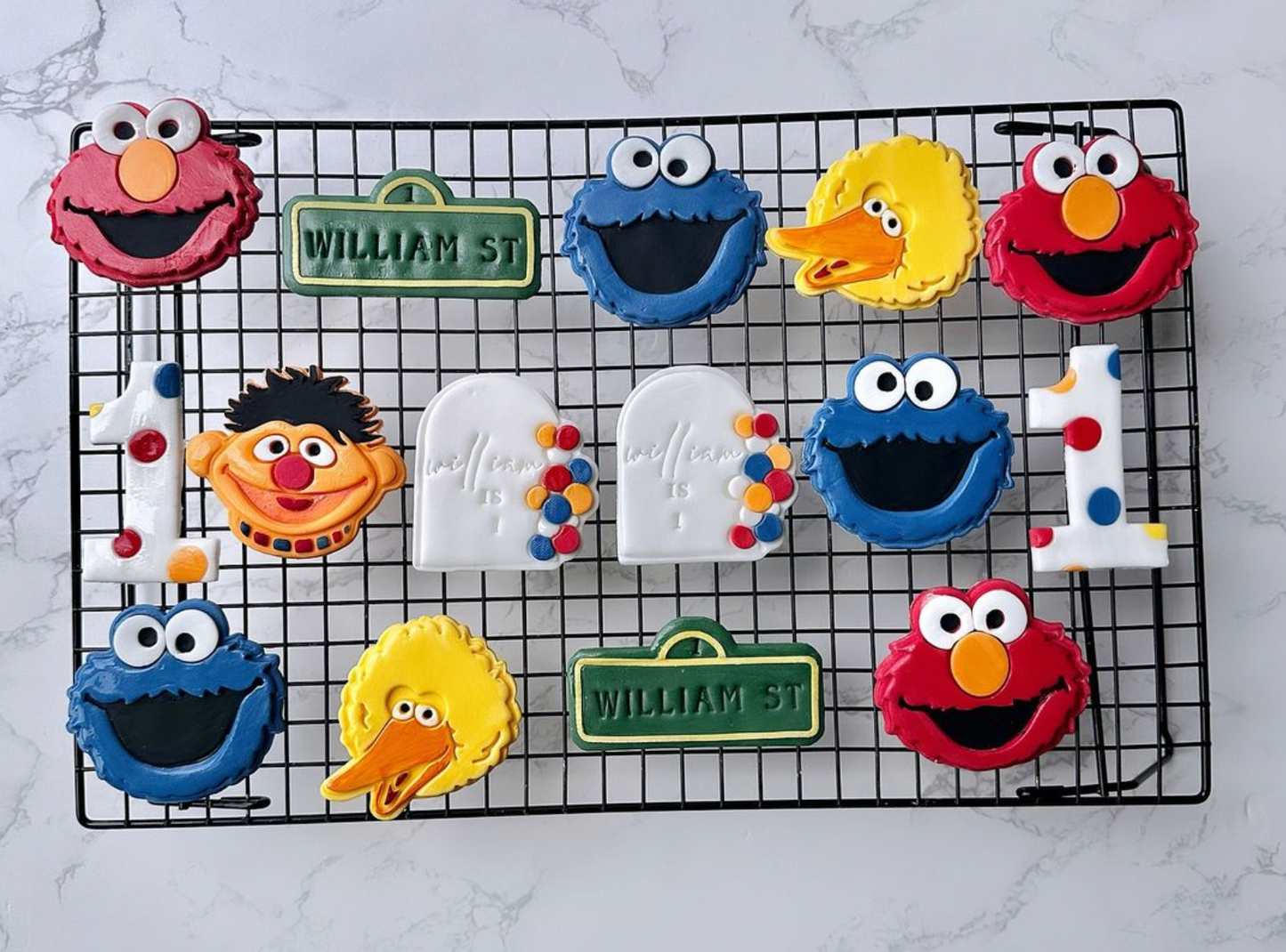 Sesame street - Design 1 - cutter + stamp