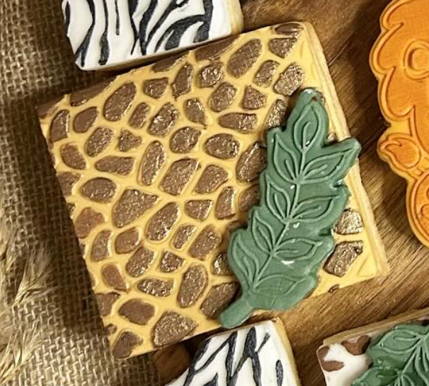 Giraffe pattern texture deboss - safari jungle theme