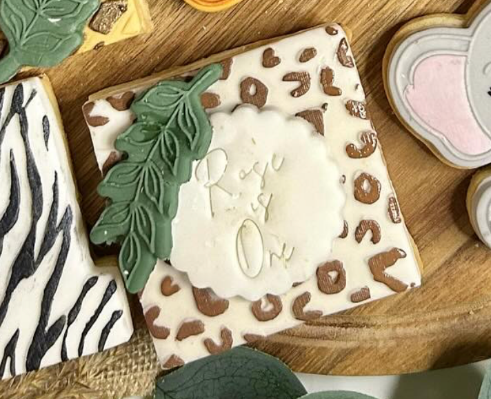 Leopard pattern texture deboss - safari jungle theme