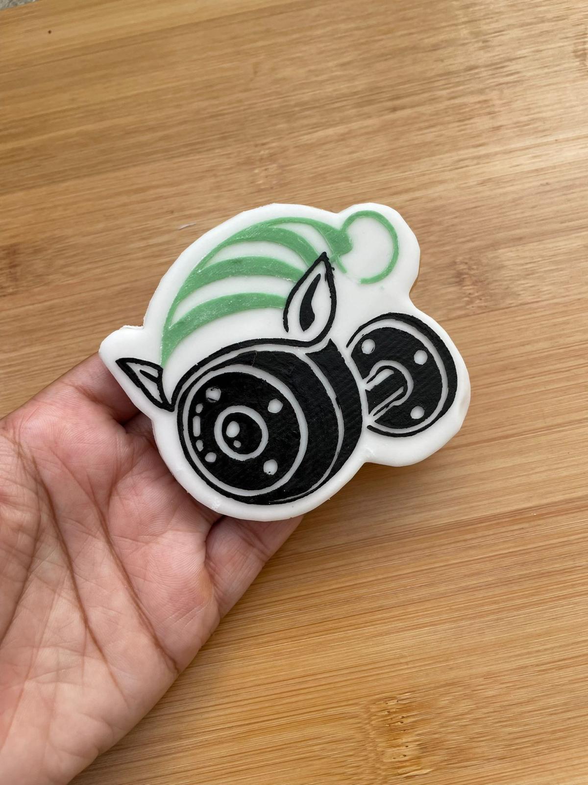 Elf camera video - deboss + matching cutter - christmas