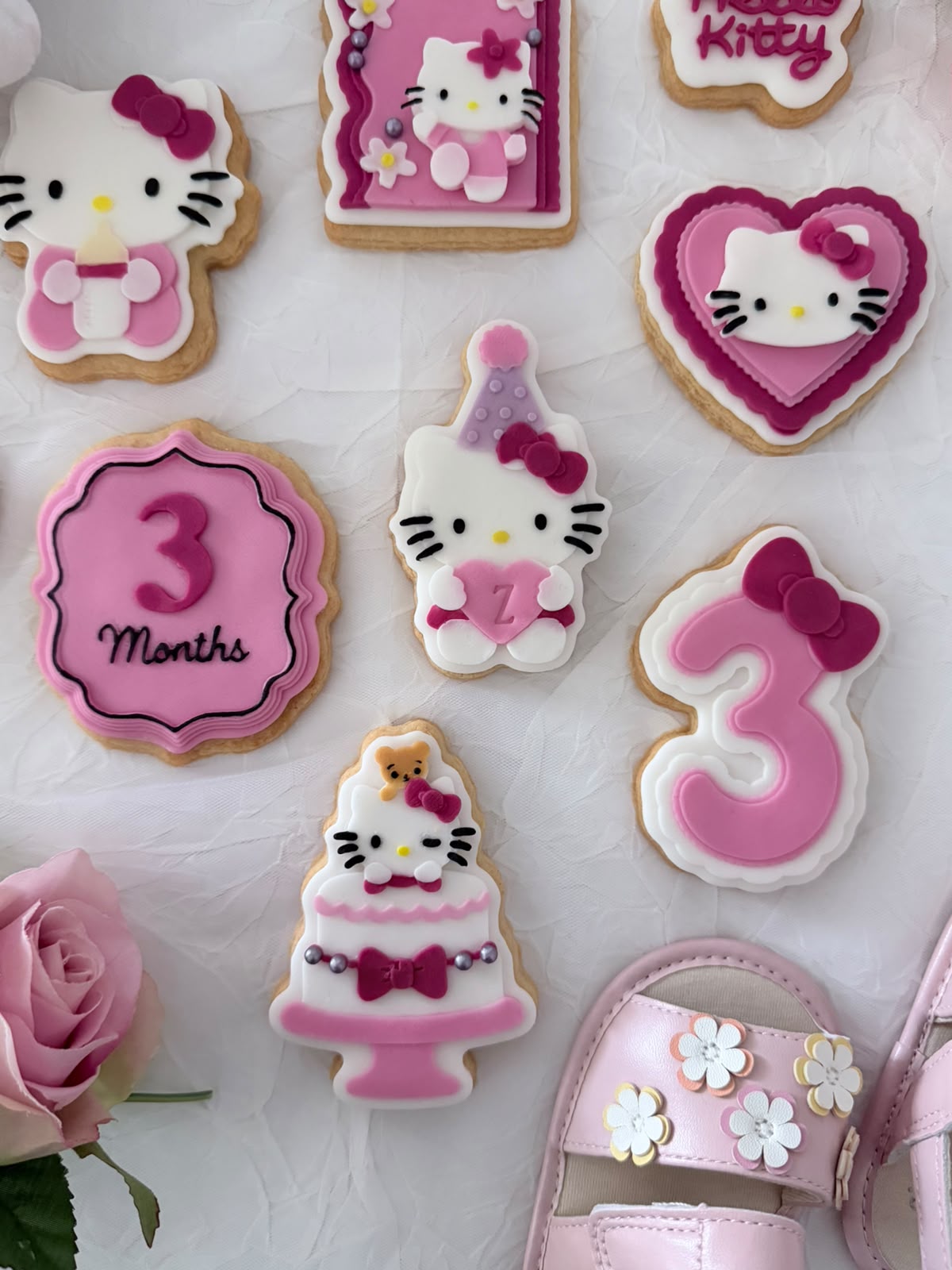 Hello kitty cake - 3d Deboss and cutter