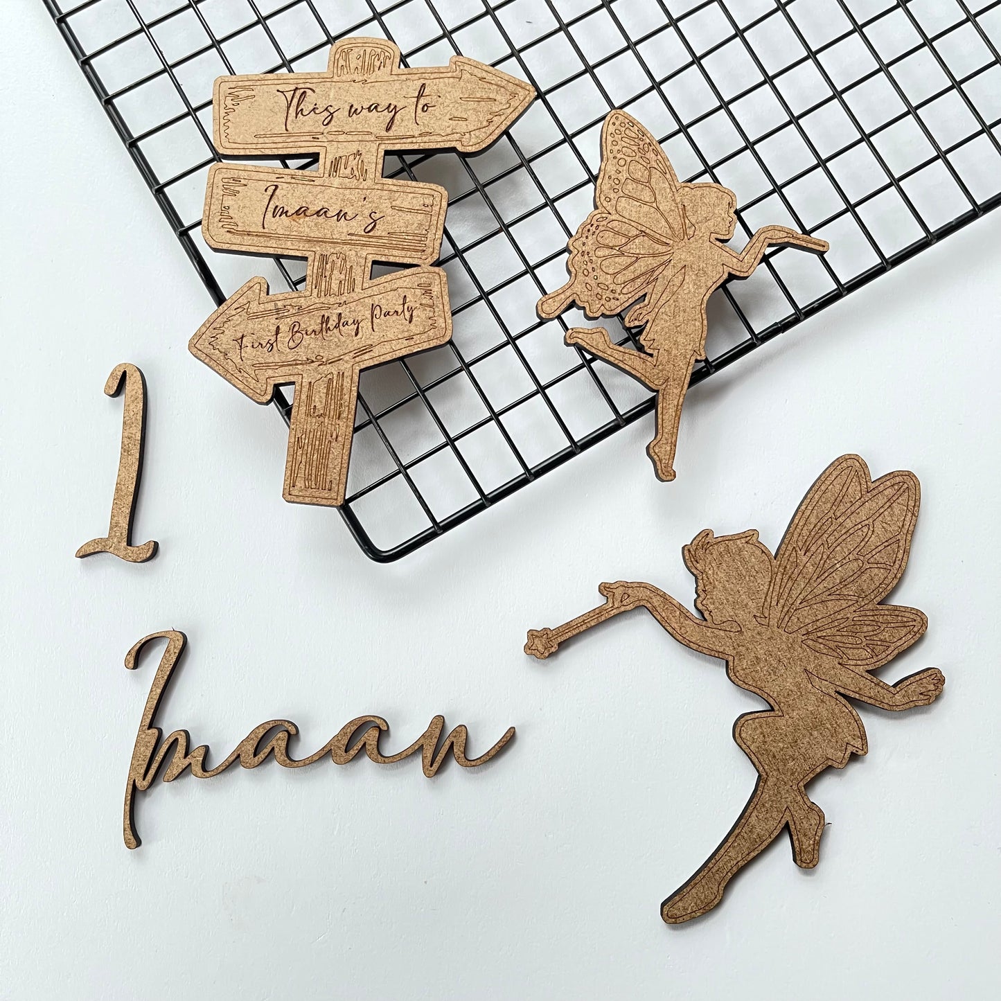 Fairies charms cake topper MEG cookie cutters