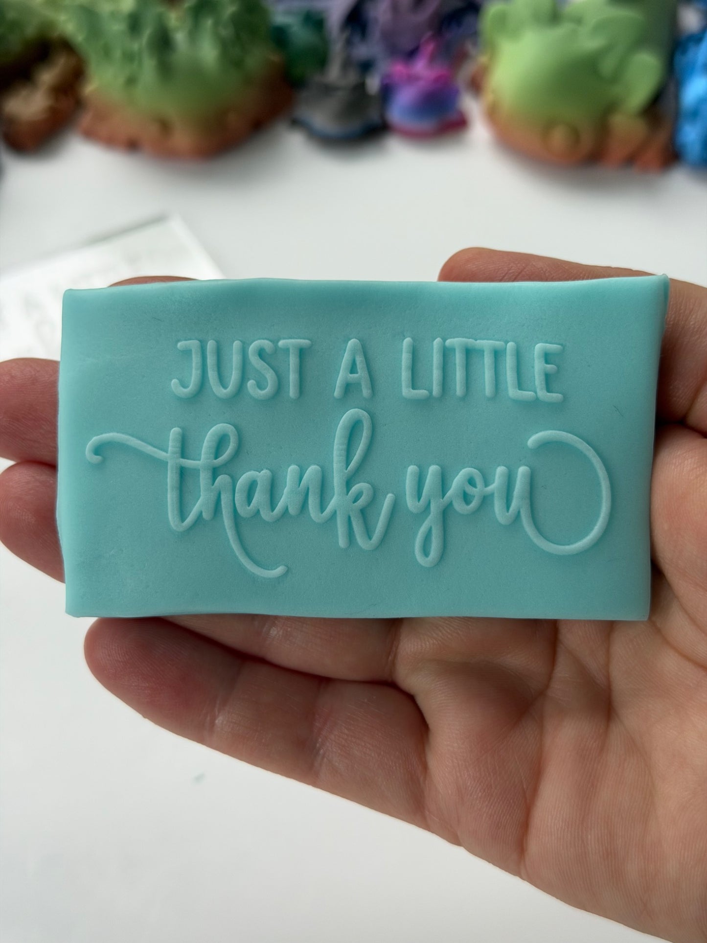 School Just A Little Thank You - teacher deboss
