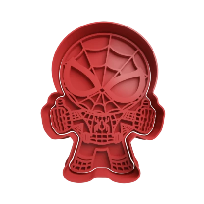 Spiderman Stamp + Matching Cutter - super hero