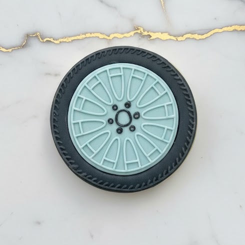 Racing Alloy wheel deboss and cutter