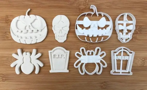 4 pcs Halloween set 4 Cookie Cutter MEG cookie cutters