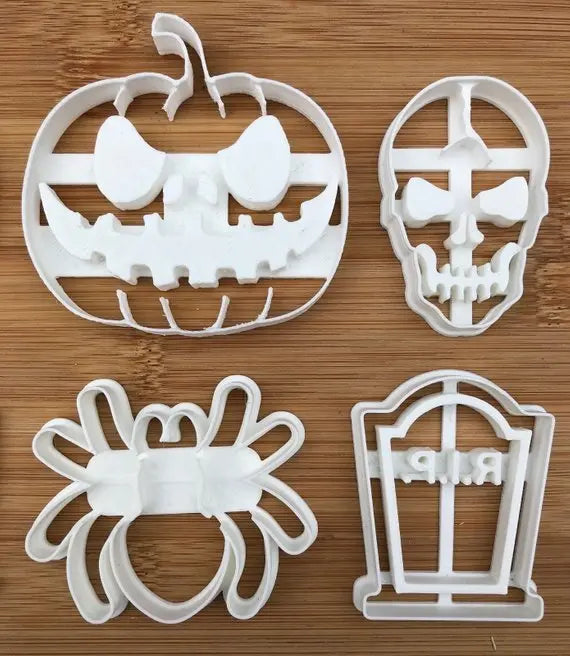 4 pcs Halloween set 4 Cookie Cutter MEG cookie cutters