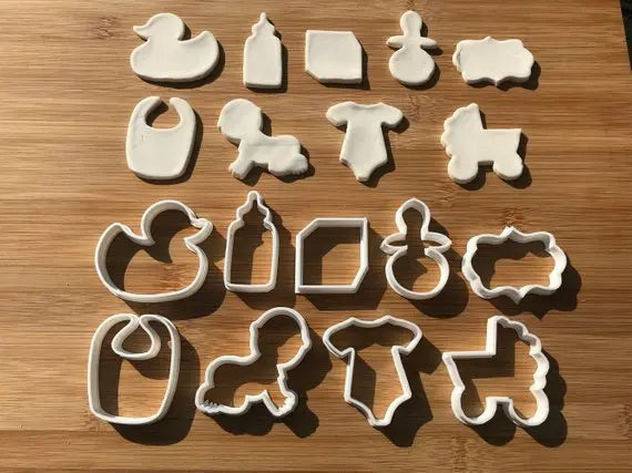 9pcs Baby-Shower Cookie Cutters MEG cookie cutters