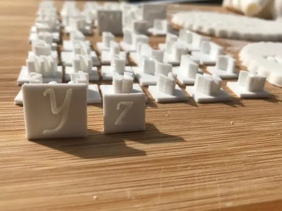 Apple Chancery Alphabet Embossing-Stamp (1) MEG cookie cutters