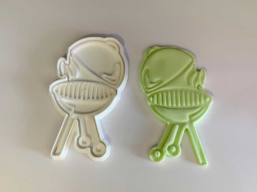 BBQ - Stamp + cutter MEG cookie cutters