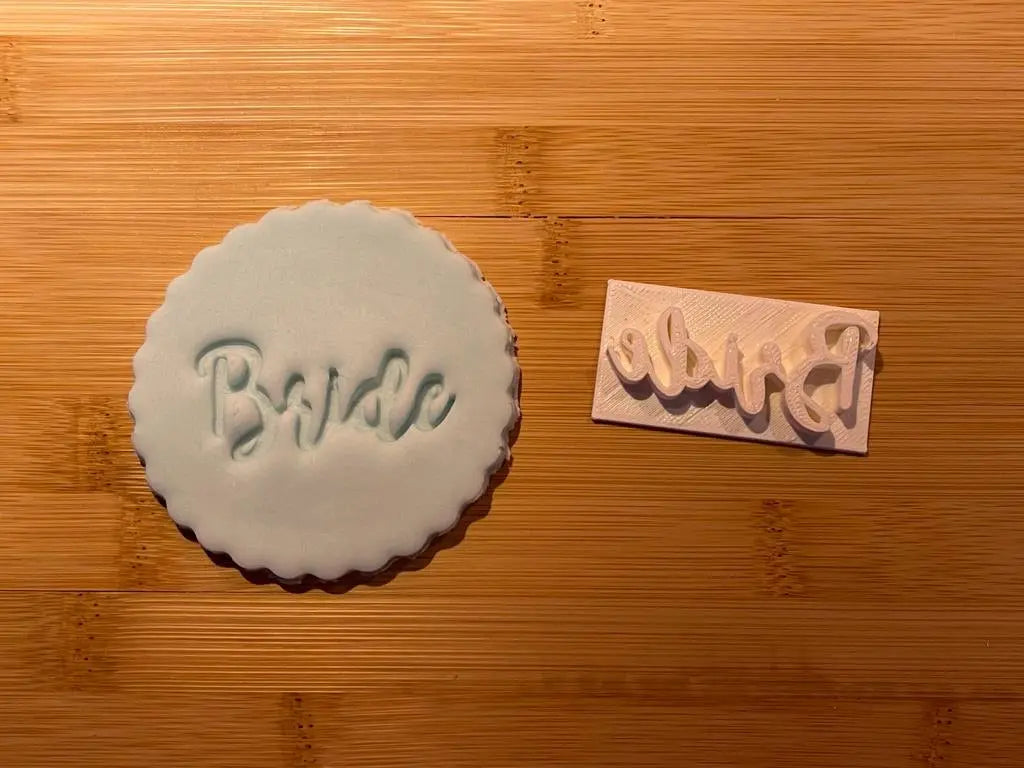 BRIDE - Embossing - stamp MEG cookie cutters