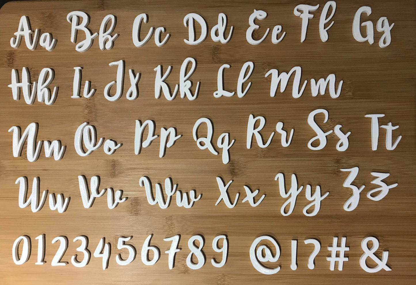 BROMELLO Font - Alphabet Embossing-Stamp MEG cookie cutters