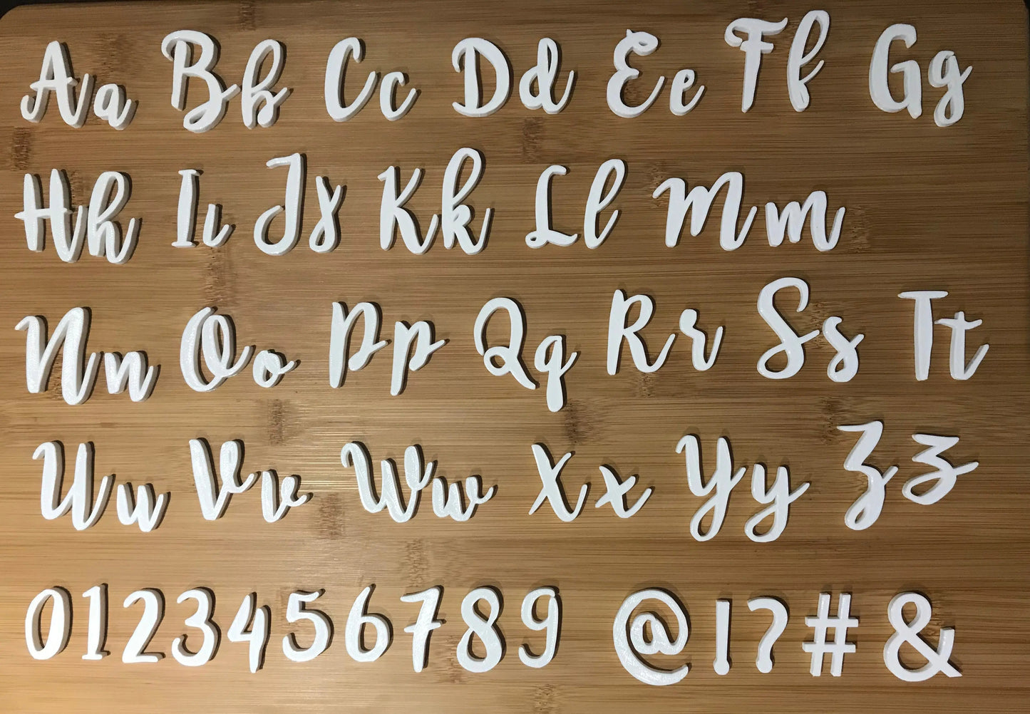 BROMELLO Font - Alphabet Embossing-Stamp MEG cookie cutters