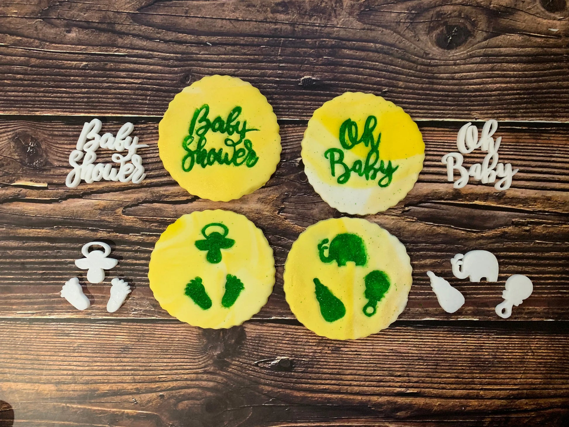 Baby Shower Stamp - Embossing MEG cookie cutters