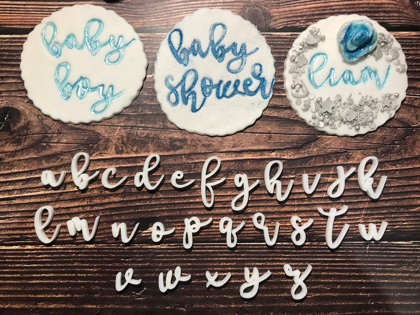 Baby Stea Font Alphabet Embossing-Stamp MEG cookie cutters