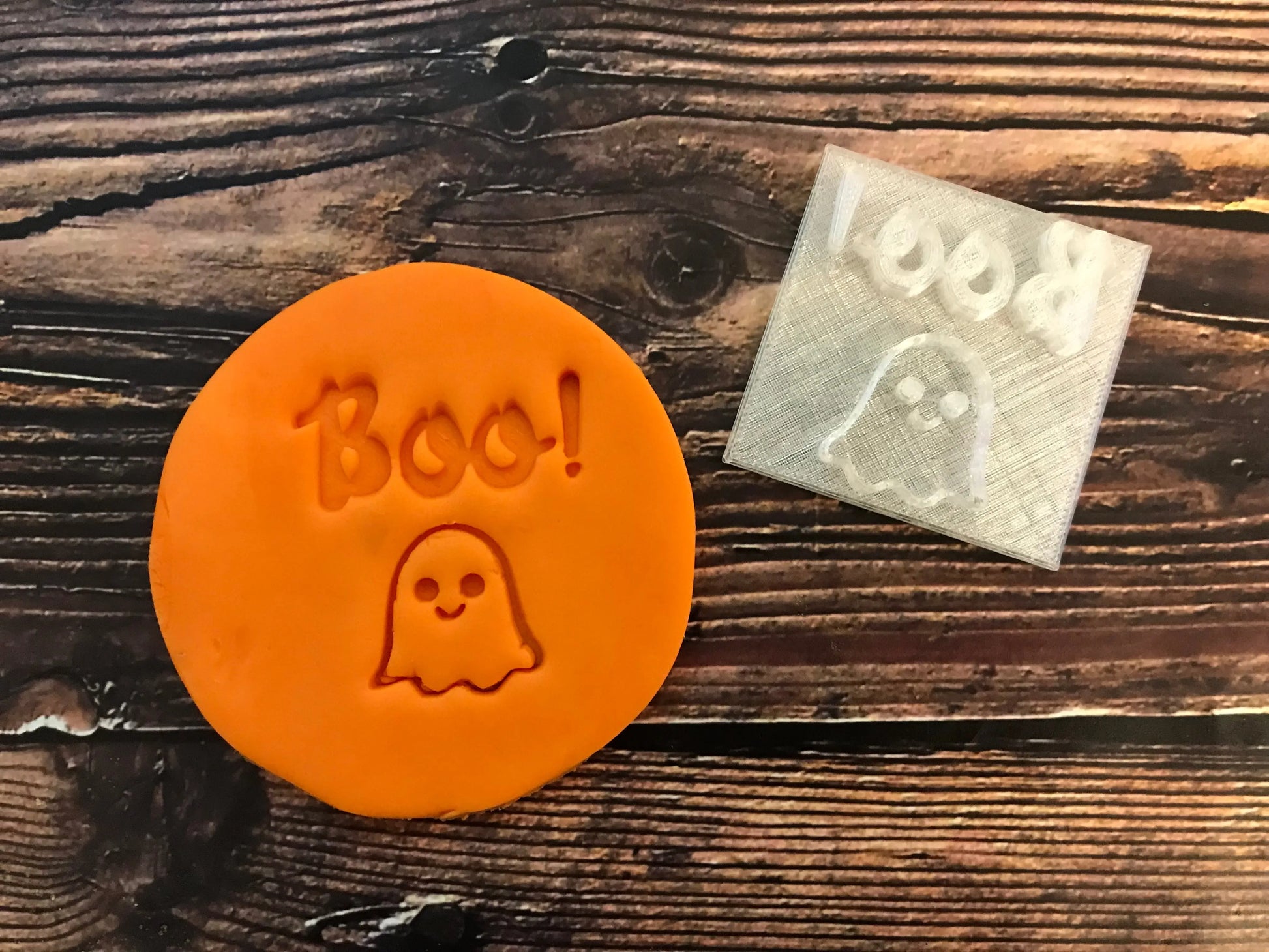 Boo Ghost - Halloween - Embossing - stamp MEG cookie cutters