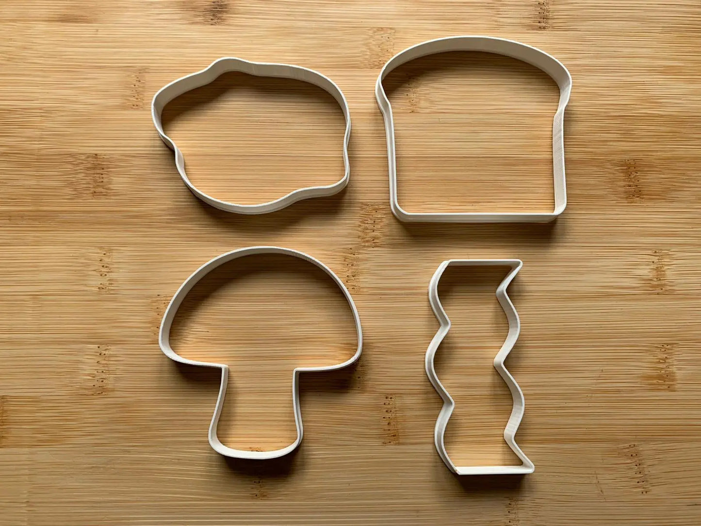 Breakfast set cookie cutters MEG cookie cutters