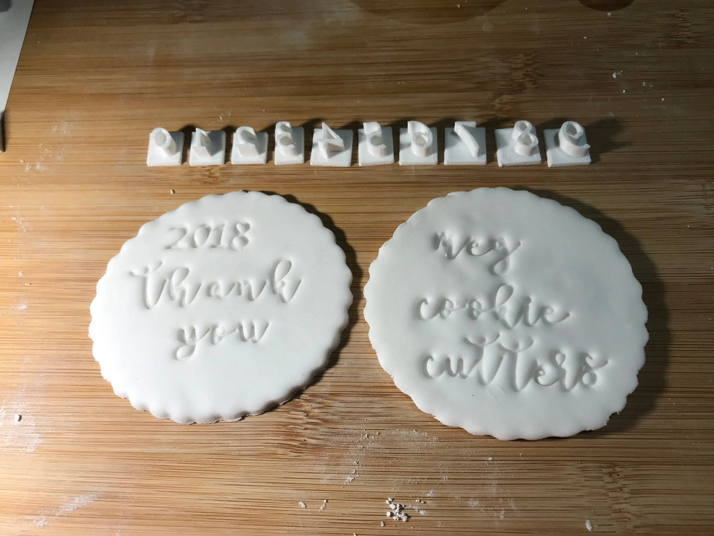 CHAMPION 26 LETTERS + STEA FONT 26 LETTERS - Alphabet Embossing-Stamp MEG cookie cutters