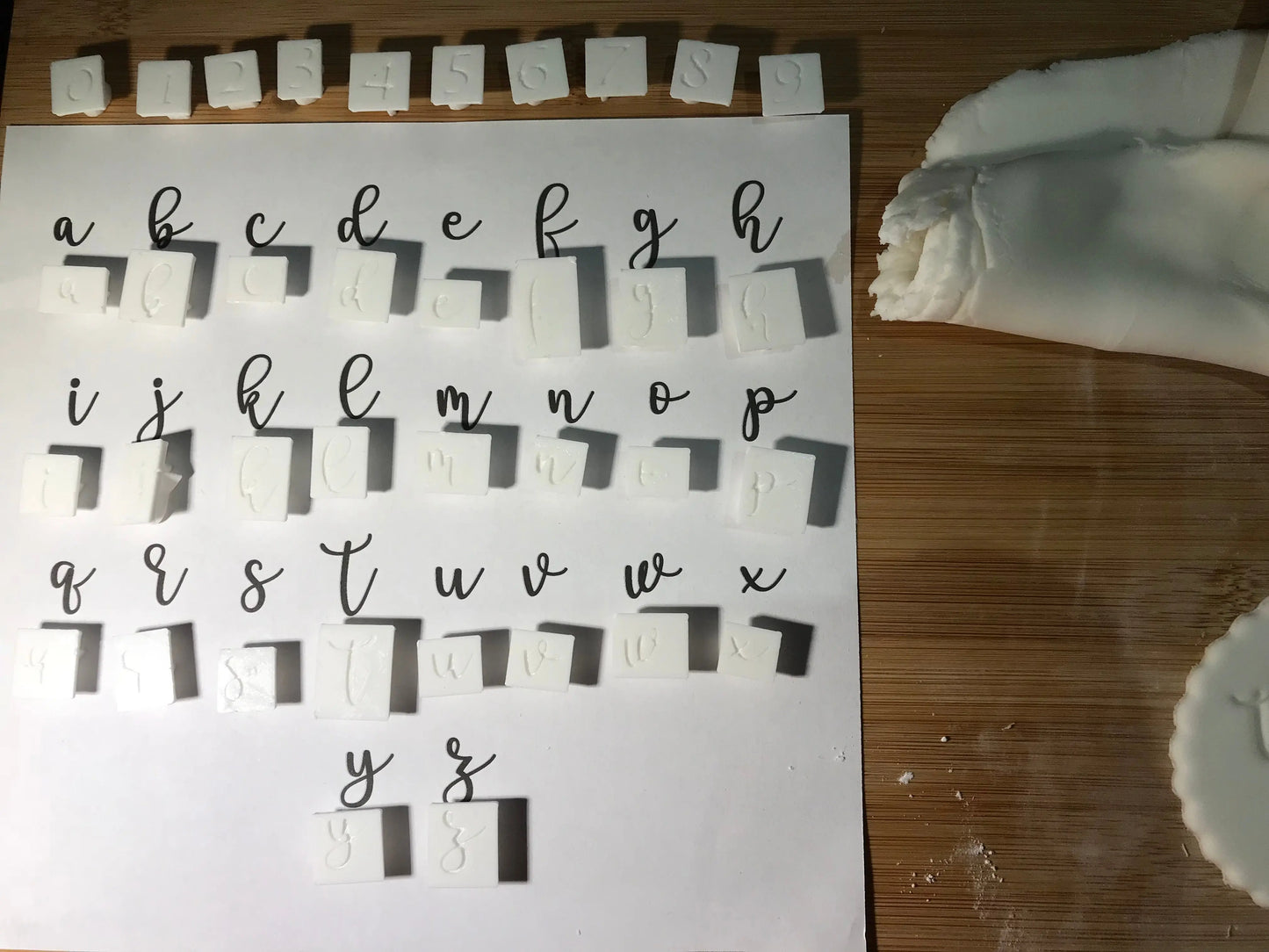 CHAMPION 26 LETTERS + STEA FONT 26 LETTERS - Alphabet Embossing-Stamp MEG cookie cutters
