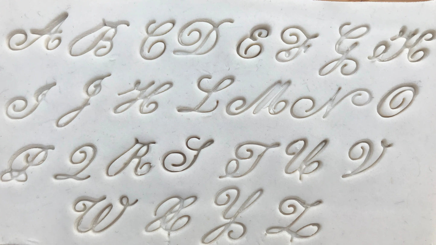 CHAMPION font - Alphabet Embossing-Stamp MEG cookie cutters