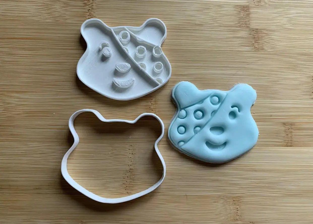 Children in Need - Pudsey bear - cookie cutter + stamp MEG cookie cutters